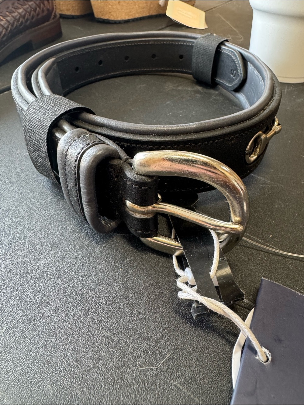Equinavia Tirild Bit Belt Black/Grey Small New - Picture 3 of 6